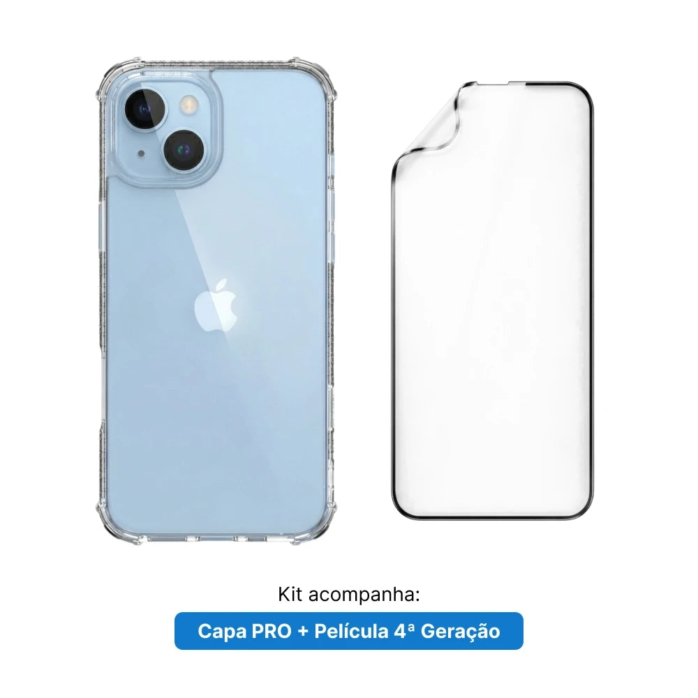 Kit Pro. Película e Capa - Garantia 4 Meses da Tela e 1 ano da Case