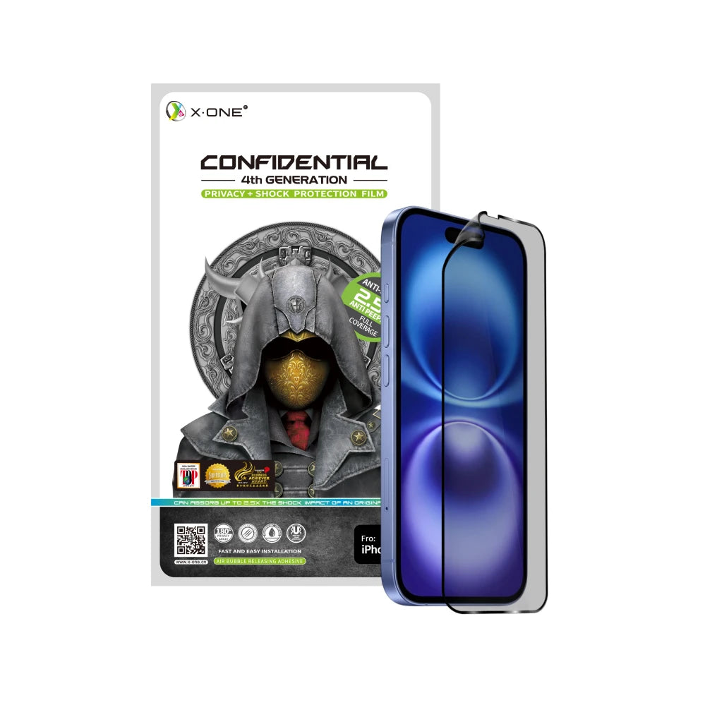 Película para iPhone de Privacidade 180º - 4 Meses de Garantia de Tela