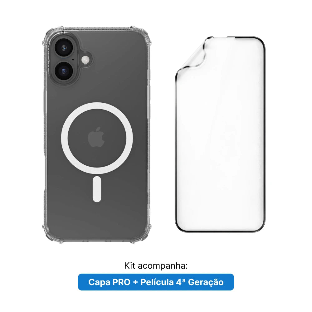 Kit Pro. Película e Capa - Garantia 4 Meses da Tela e 1 ano da Case