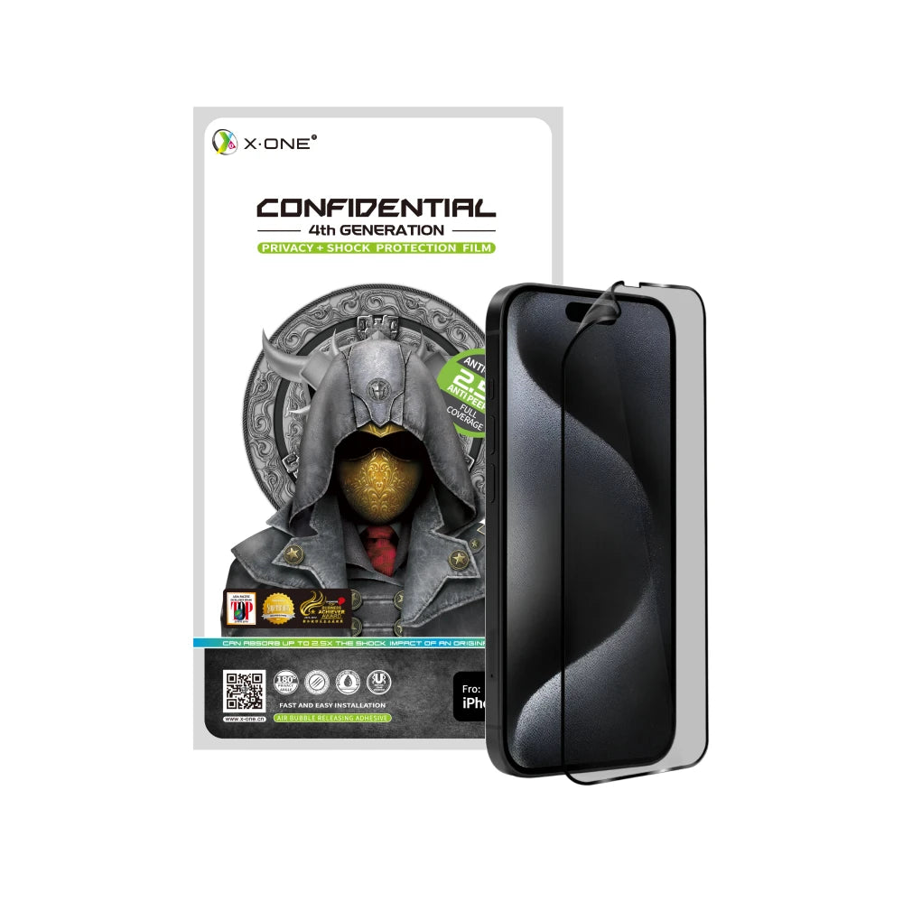 Película para iPhone de Privacidade 180º - 4 Meses de Garantia de Tela