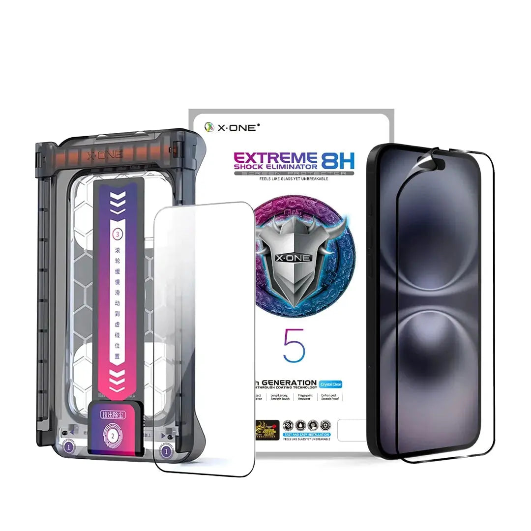 Película para iPhone 5ª Geração com Aplicador | 4 meses de garantia de tela X-ONE ©