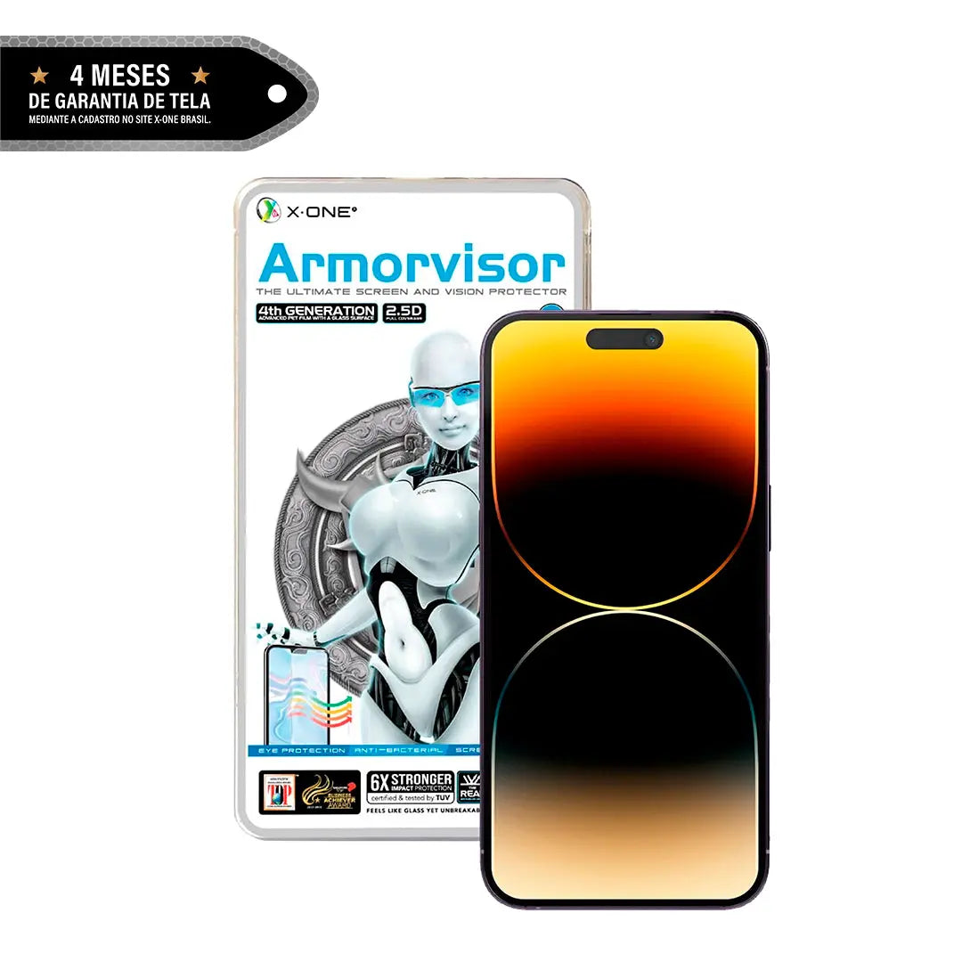 Película para iPhone 17 Antiblue | Armorvisor - 4 Meses de Garantia de Tela X-ONE®