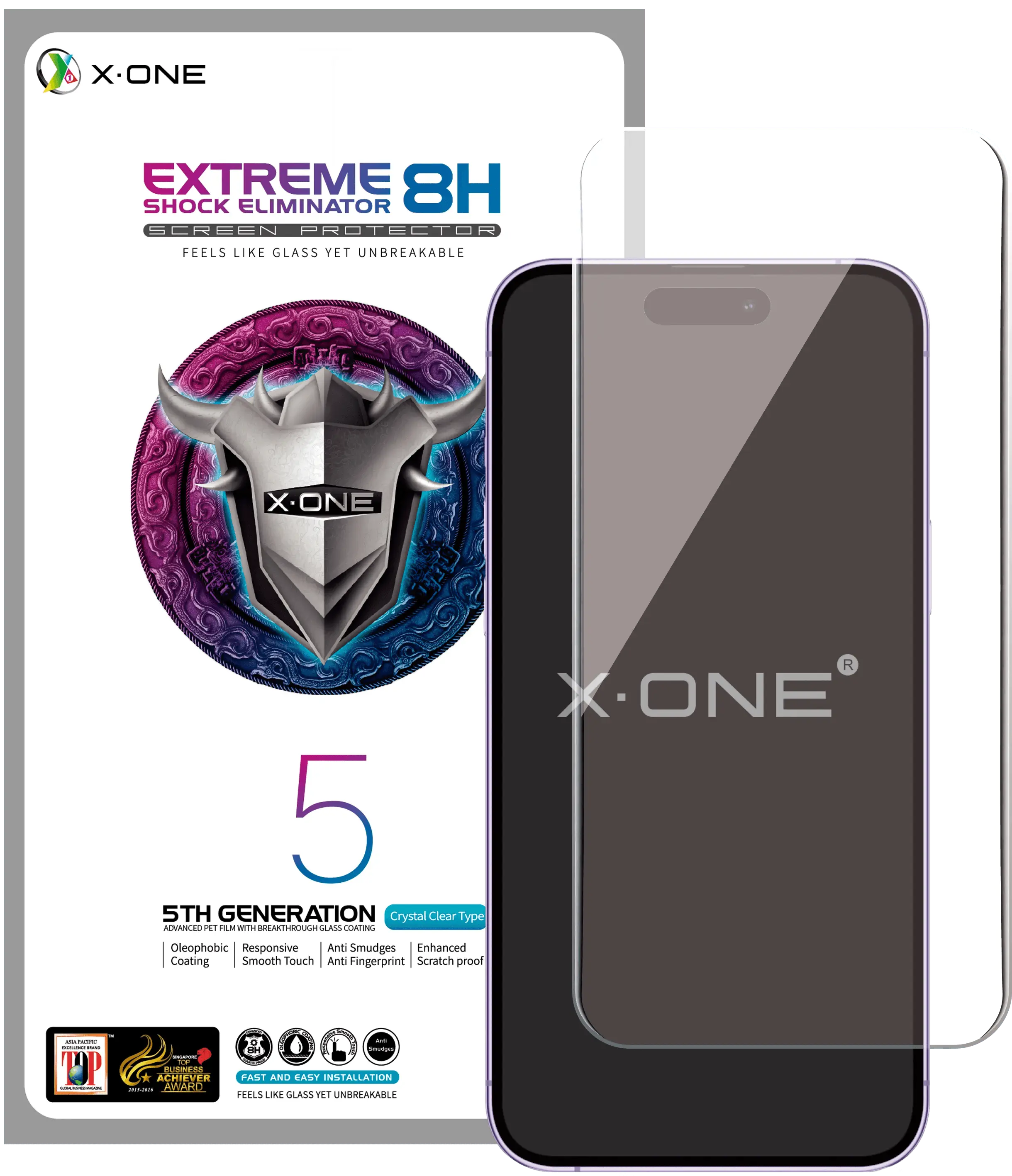 Extreme Shock Eliminator 8H 5º Geração | Película de Celular - X-ONE ©