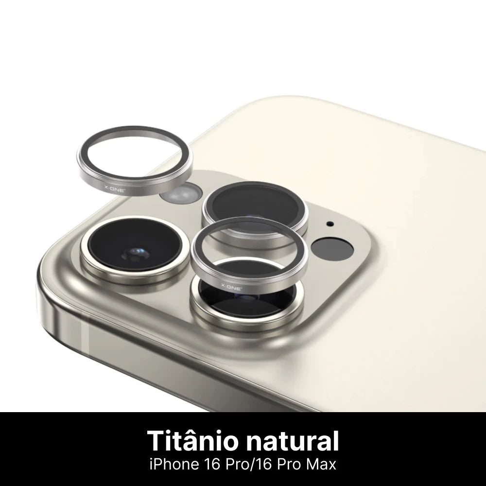 Película de Câmera Armor PRO de Safira para iPhone - 3 Meses de Garantia