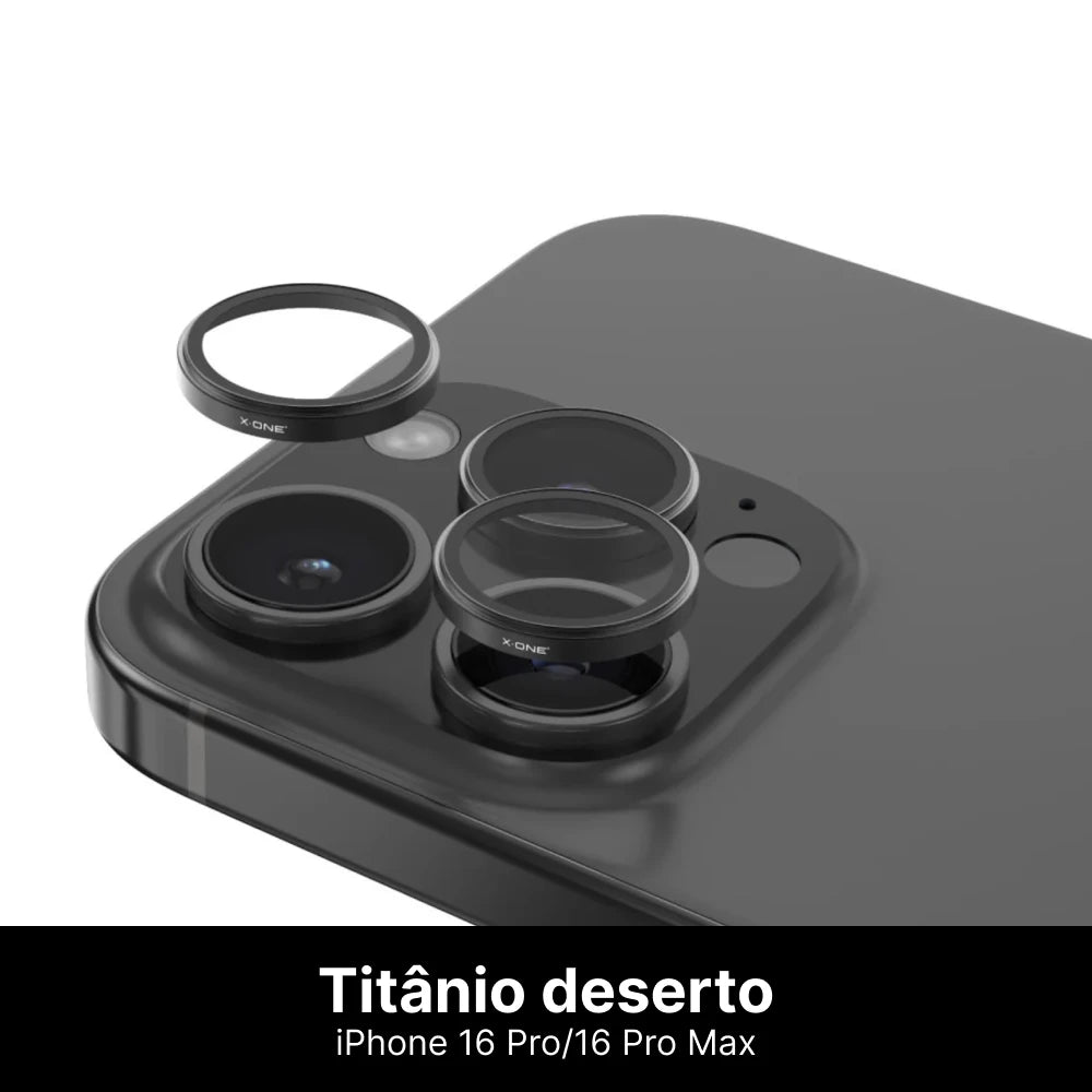 Película de Câmera Armor PRO de Safira para iPhone - 3 Meses de Garantia