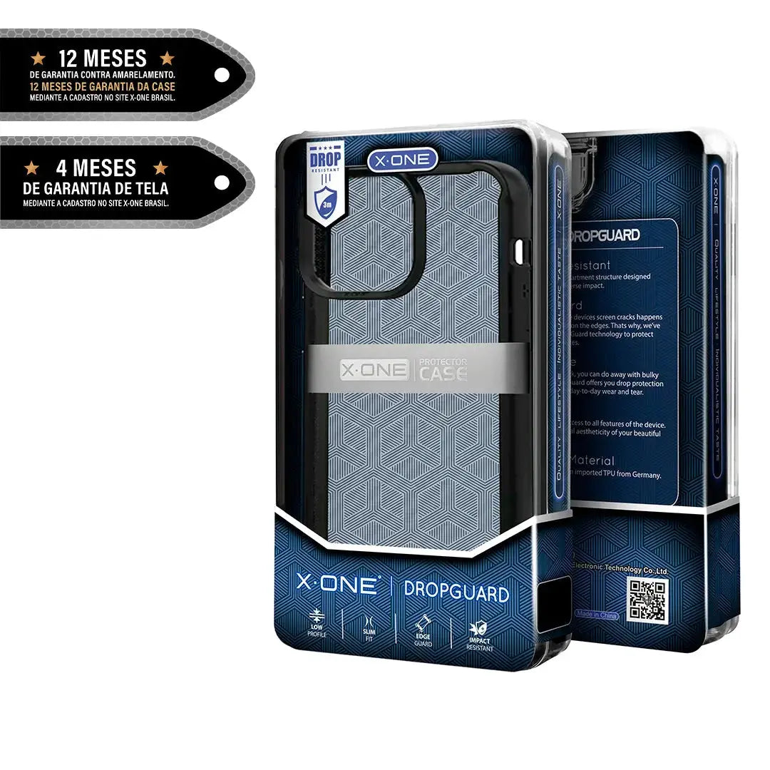 Kit com Película + Capa para iPhone - Garantia 4 Meses da Tela e 1 ano da Case X-ONE ©