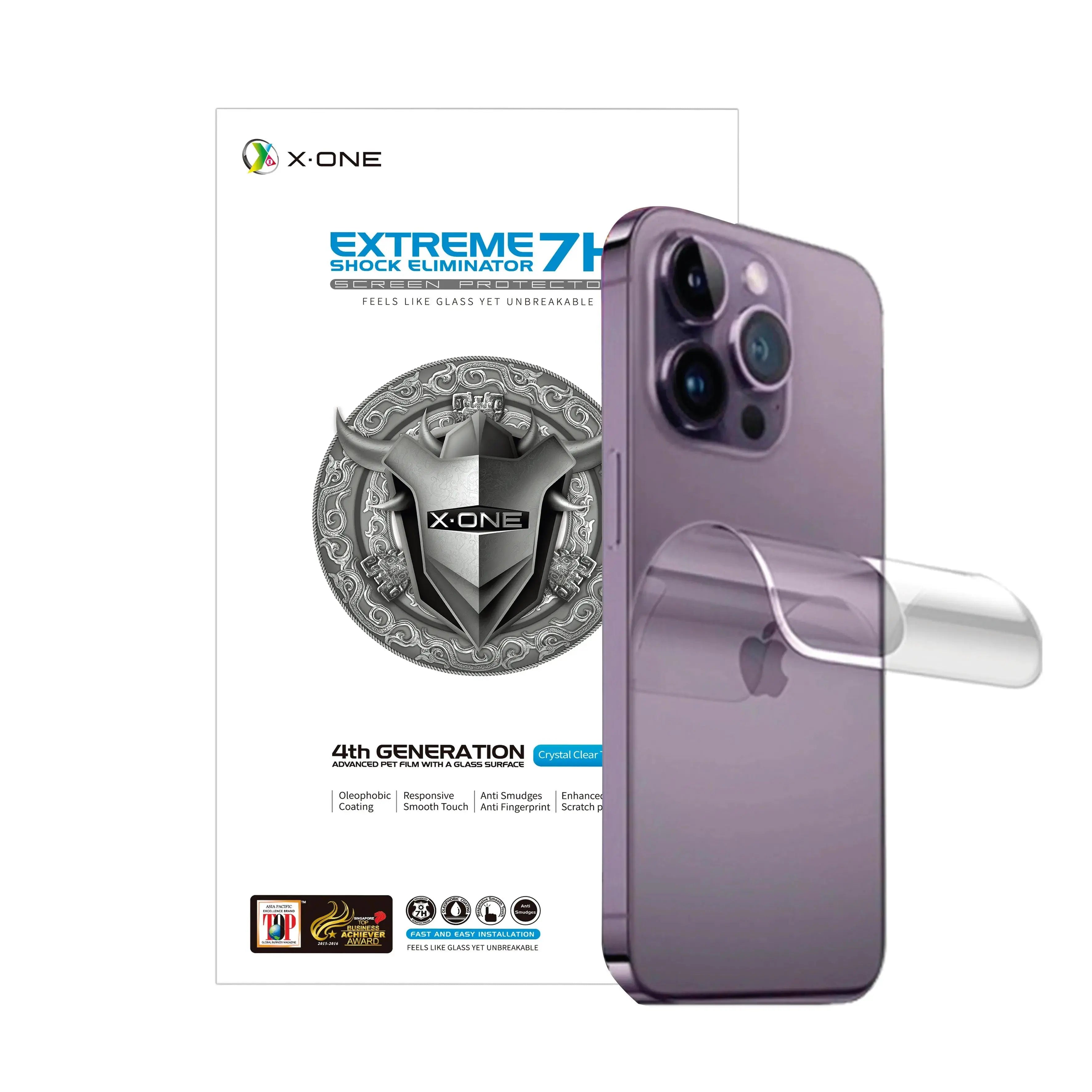 Back Protector Extreme Shock Eliminator 7H 4ª Geração | Película Traseira - X-ONE ©