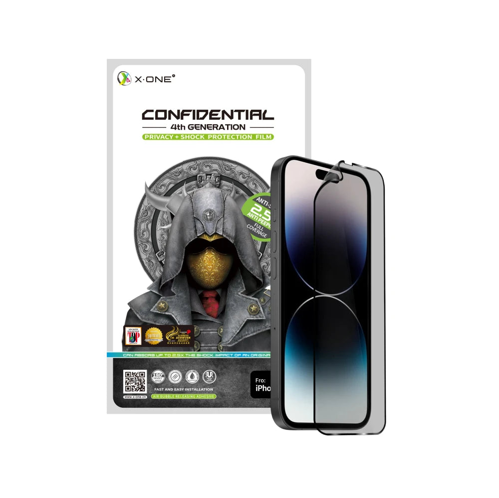 Película para iPhone de Privacidade 180º - 4 Meses de Garantia de Tela