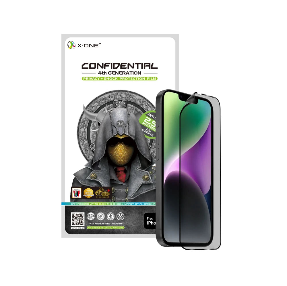 Película para iPhone de Privacidade 180º - 4 Meses de Garantia de Tela