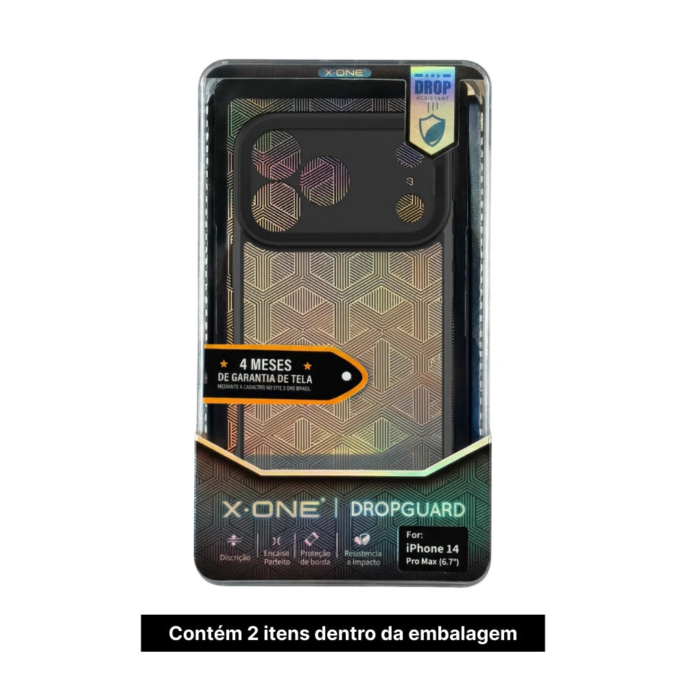 Kit de Proteção - Película + Capa 2.0 - Garantia de Tela e 1 ano de Case
