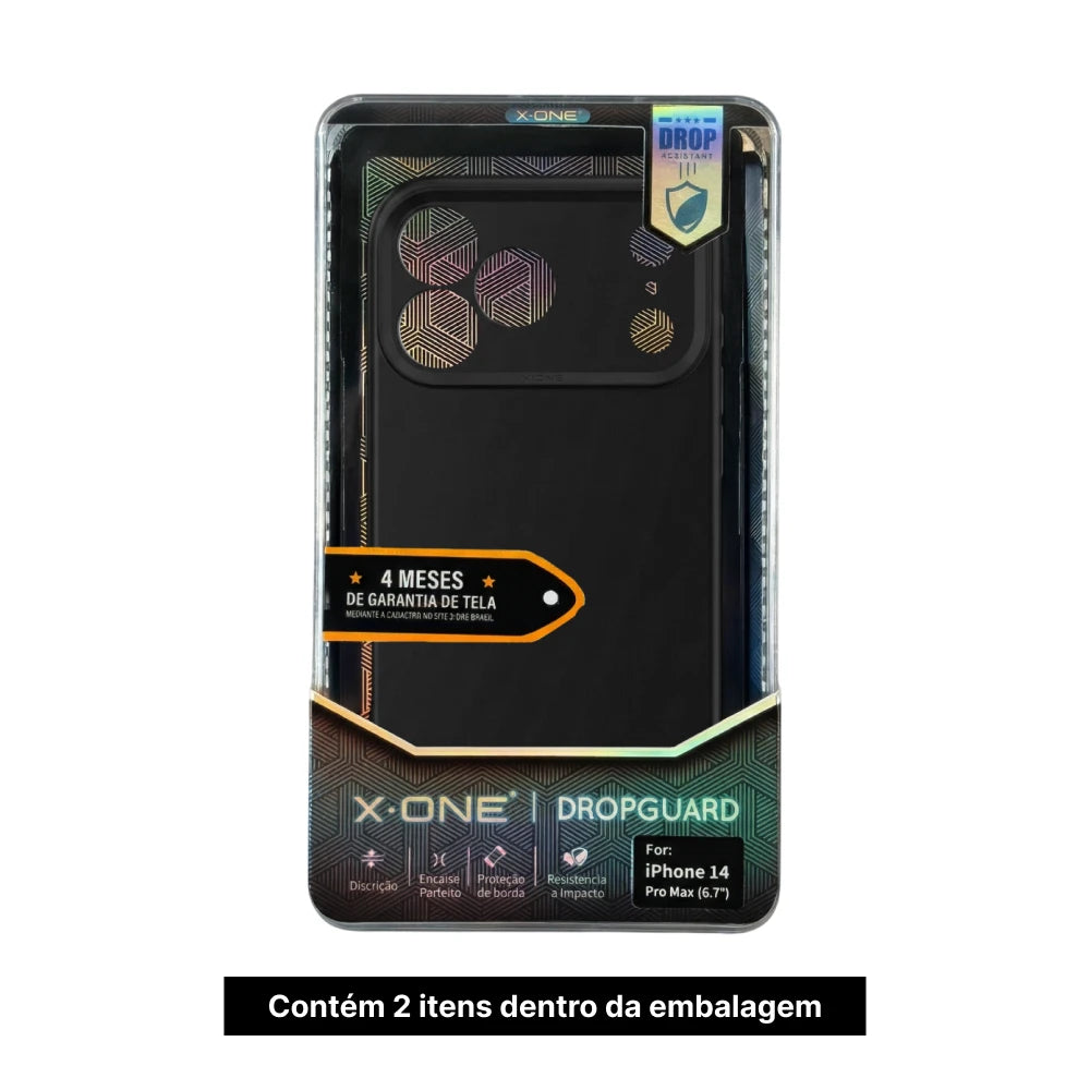 Kit 3.0. Película e Capa - Garantia da Tela e 1 ano da Case
