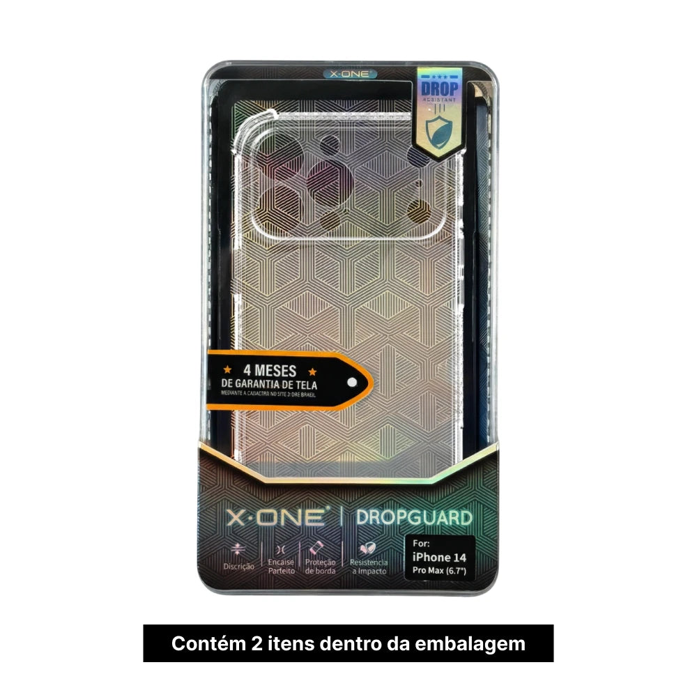 Kit - Capa Pro + Película - Garantia de Tela e 1 ano de Case.