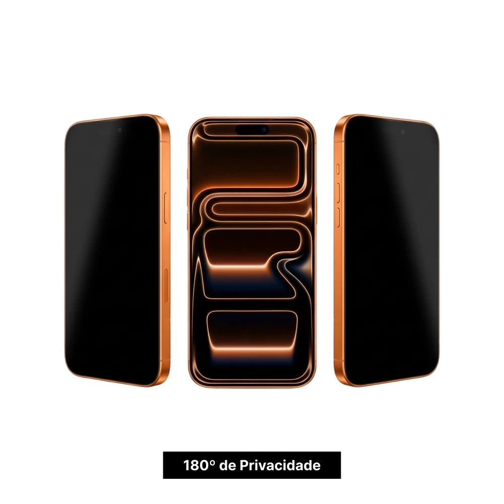 Película para iPhone de Privacidade 180º - 4 Meses de Garantia de Tela