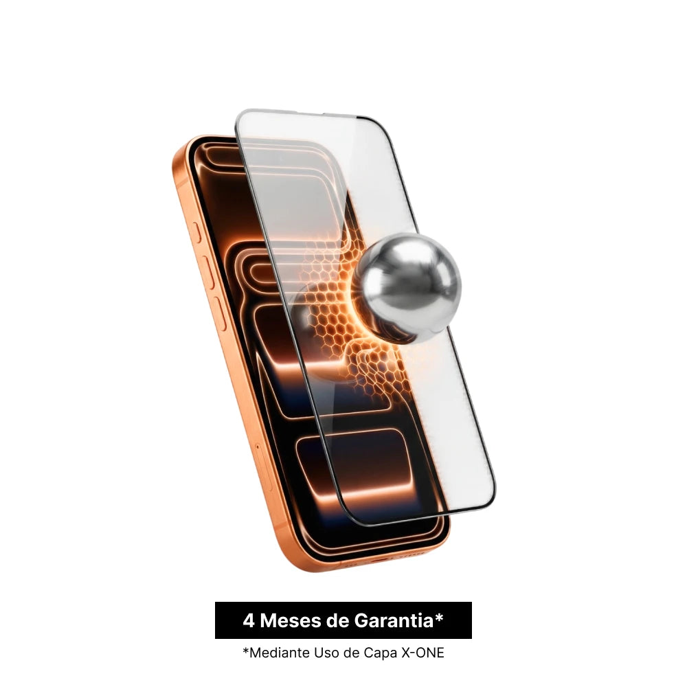 Película para iPhone de Vidro Safira com Aplicador | 3 Meses Garantia de Tela*