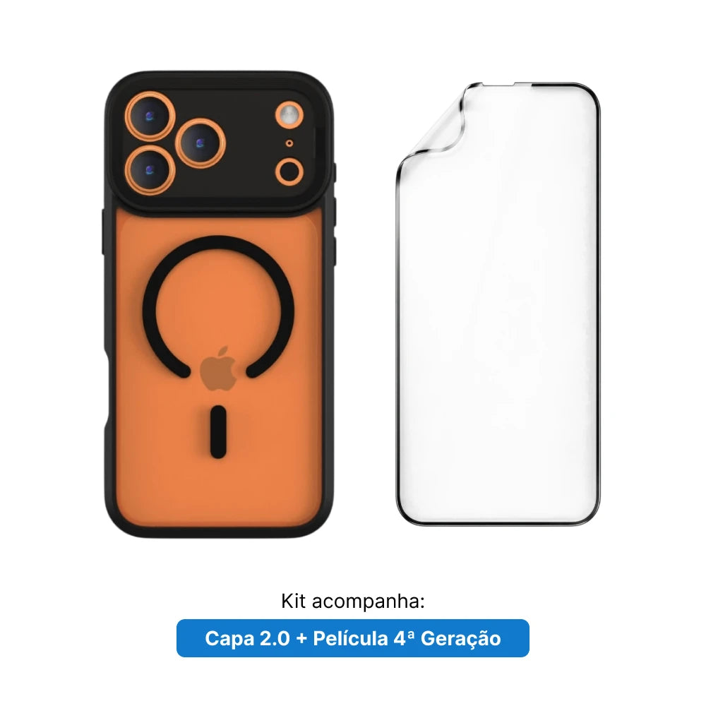 Kit 2.0. Película e Capa - Garantia da Tela e 1 ano da Case