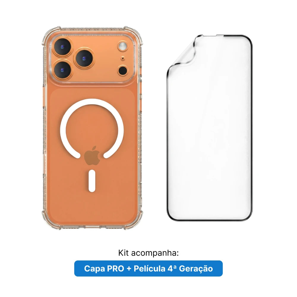 Kit Pro. Película e Capa - Garantia 4 Meses da Tela e 1 ano da Case