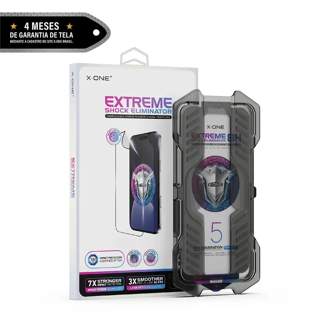 Película para iPhone 17 5ª Geração Fosca com Aplicador | 6 meses de garantia de tela X-ONE®
