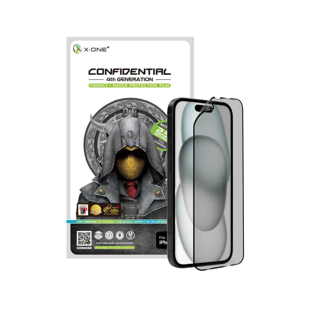 Película para iPhone de Privacidade 180º - 4 Meses de Garantia de Tela