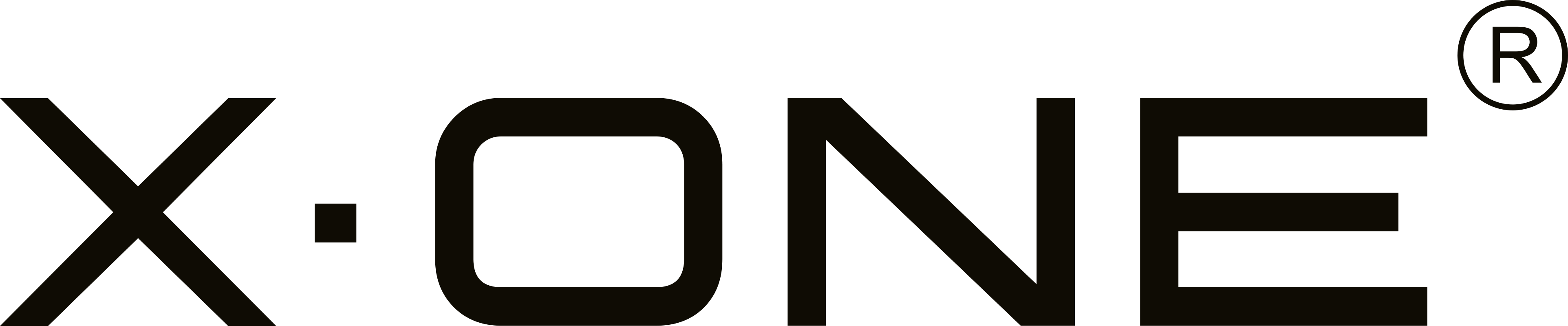 Logo X-ONE Preto PNG