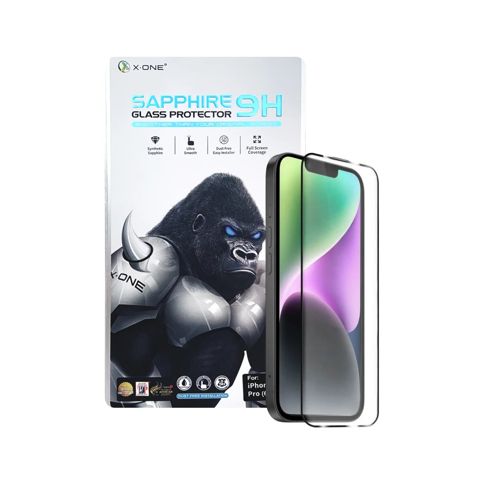 Película para iPhone de Vidro Safira com Aplicador