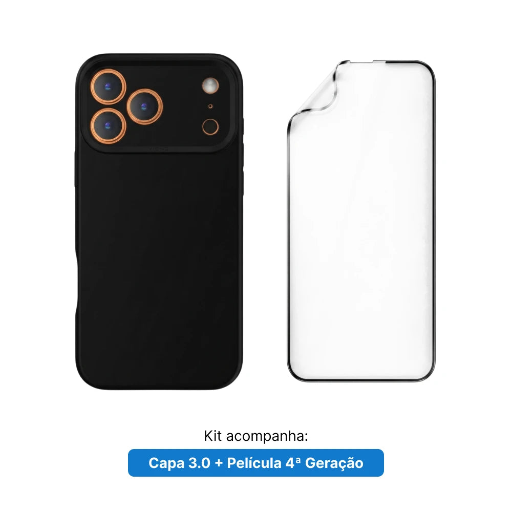 Kit 3.0. Película e Capa para iPhone
