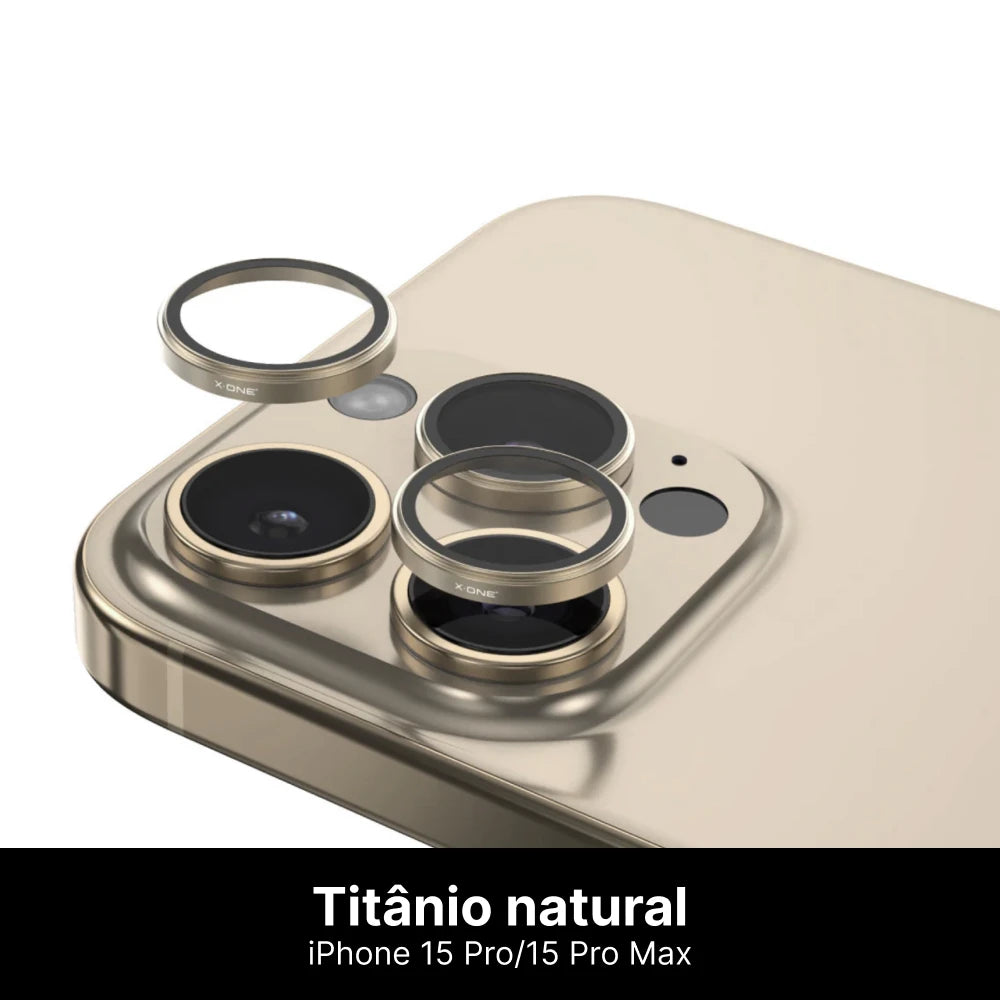 Película de Câmera Armor PRO de Safira para iPhone - 3 Meses de Garantia