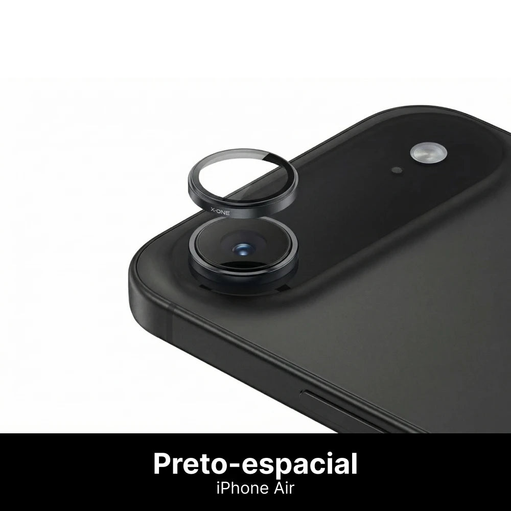 Película de Câmera Armor PRO de Safira para iPhone - 3 Meses de Garantia