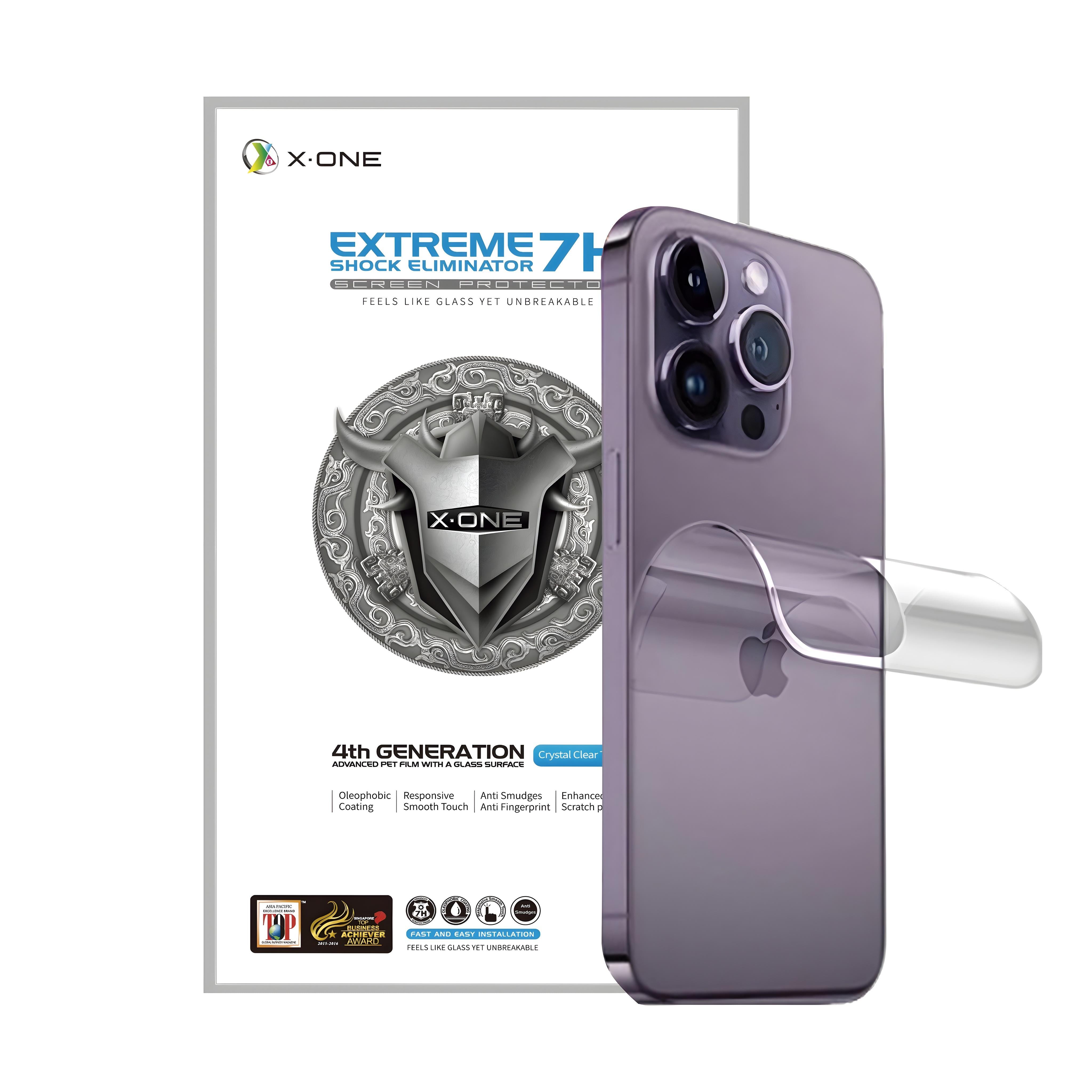 Back Protector Extreme Shock Eliminator 7H 4ª Geração | Película Traseira - X-ONE ©